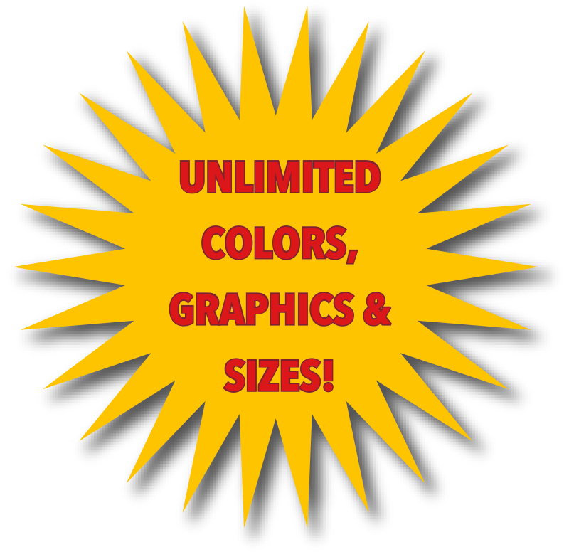 Unlimited colors, graphics and window graphic sizes